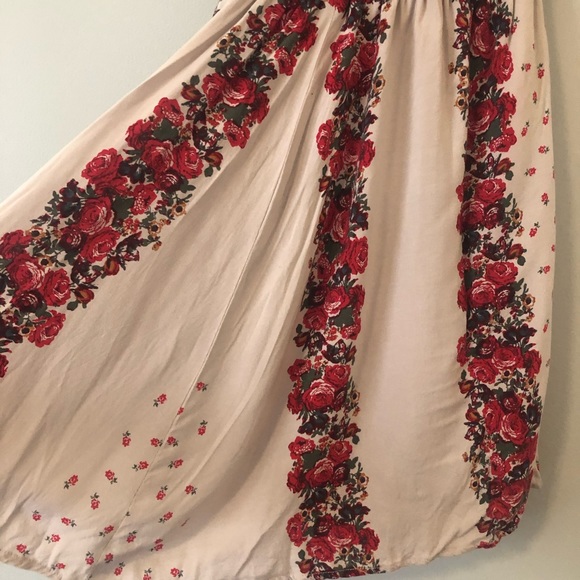 Rose printed Free People dress with pockets - Picture 3 of 6